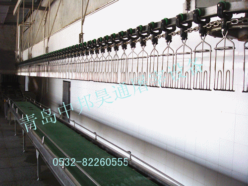 家禽屠宰設備-活雞吊掛輸送線