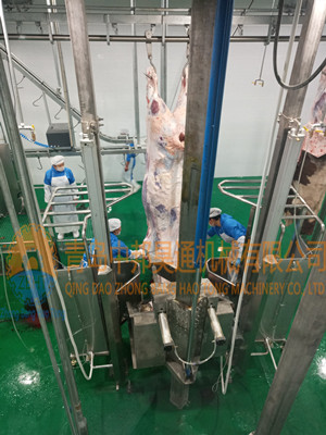 操作站臺與牛液壓扯皮機一體式